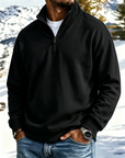 Mivanity Outdoor All-Terrain Zip-Front Polo Sweatshirt