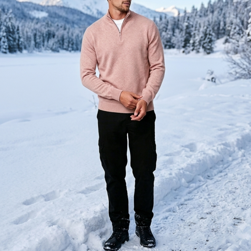 Mivantiy All-Terrain Adaptive Casual Zip-Lined Polo Shirt