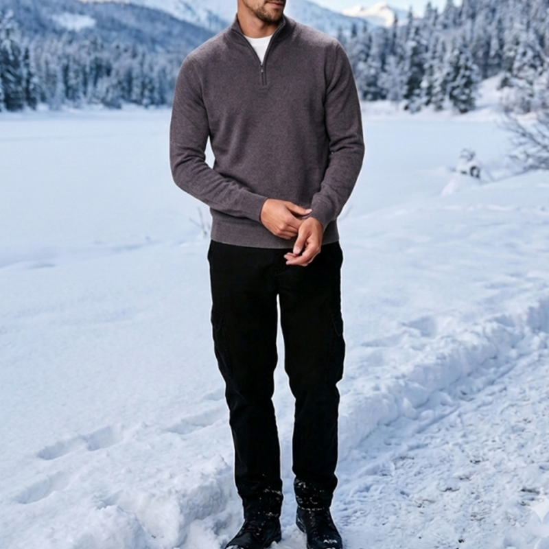 Mivantiy All-Terrain Adaptive Casual Zip-Lined Polo Shirt