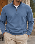 MIVANITY Men's Classic Quarter-Zip Pullover Sweatshirt