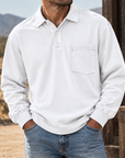 MIVANITY Vintage Forge Henley Shirt Rugged Heritage Style With Everyday Comfort