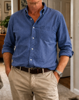 Mivanity Savior Men's Daily Classic Washed Shirt