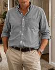 Mivanity Savior Men's Daily Classic Washed Shirt