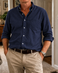 Mivanity Savior Men's Daily Classic Washed Shirt