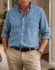 Mivanity Savior Men's Daily Classic Washed Shirt