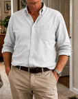 Mivanity Savior Men's Daily Classic Washed Shirt