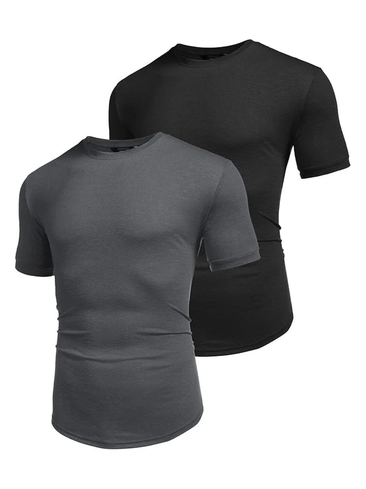 Mivanity 2-Pack Active Breathable T-Shirts