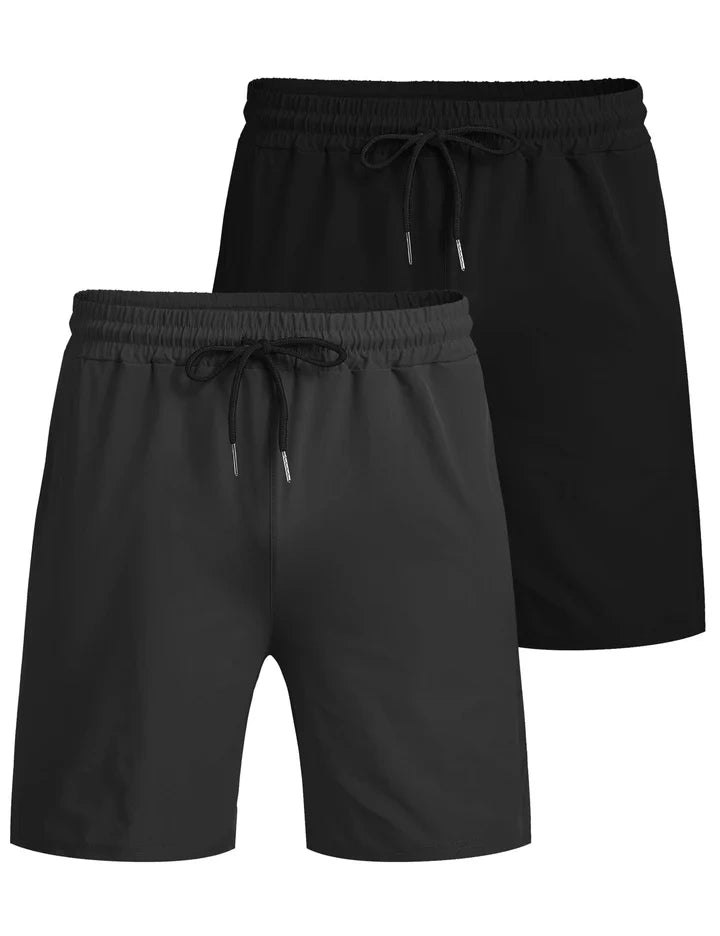 Mivanity 2-Pack Quick Dry Gym Shorts