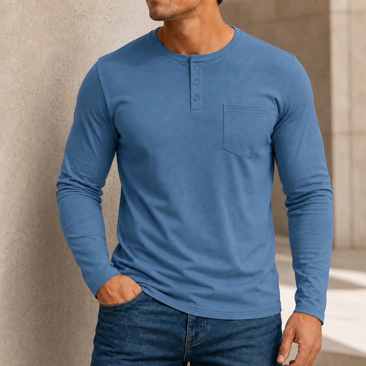 Mivanity Basic Pullover Long Sleeve T-Shirts
