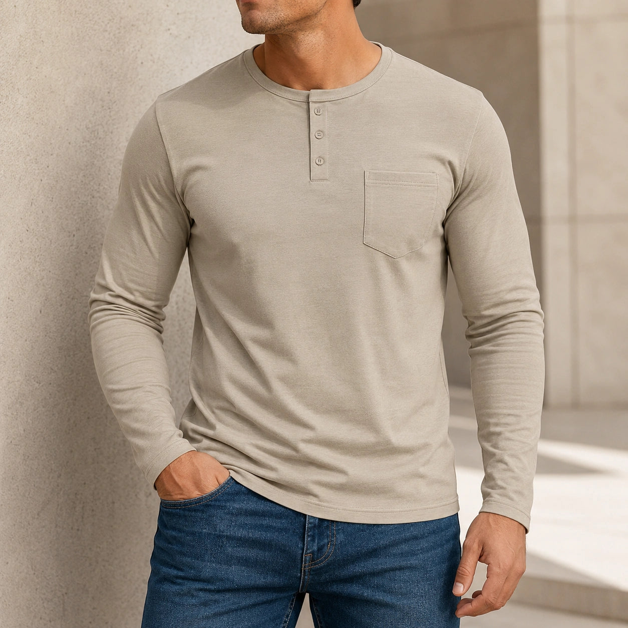 Mivanity Basic Pullover Long Sleeve T-Shirts