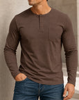 Mivanity Basic Pullover Long Sleeve T-Shirts