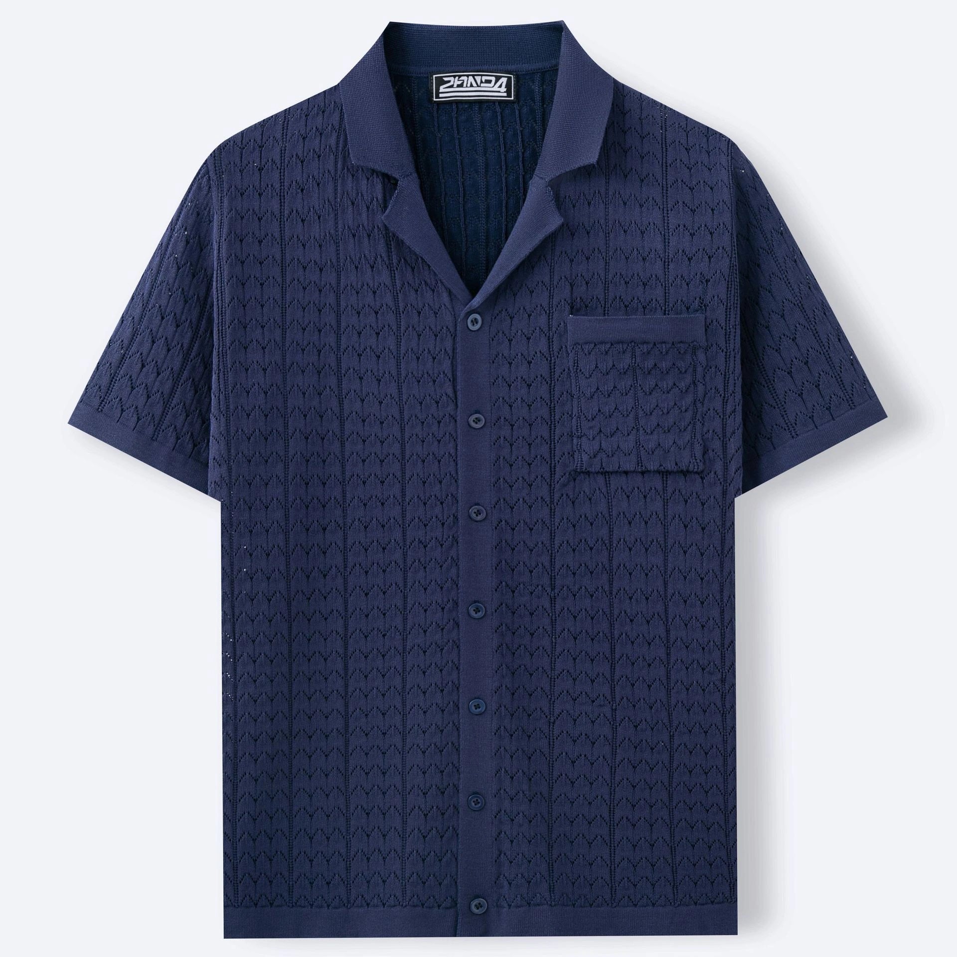 Mivanity Breathable Fashion Hollow Knit Shirts