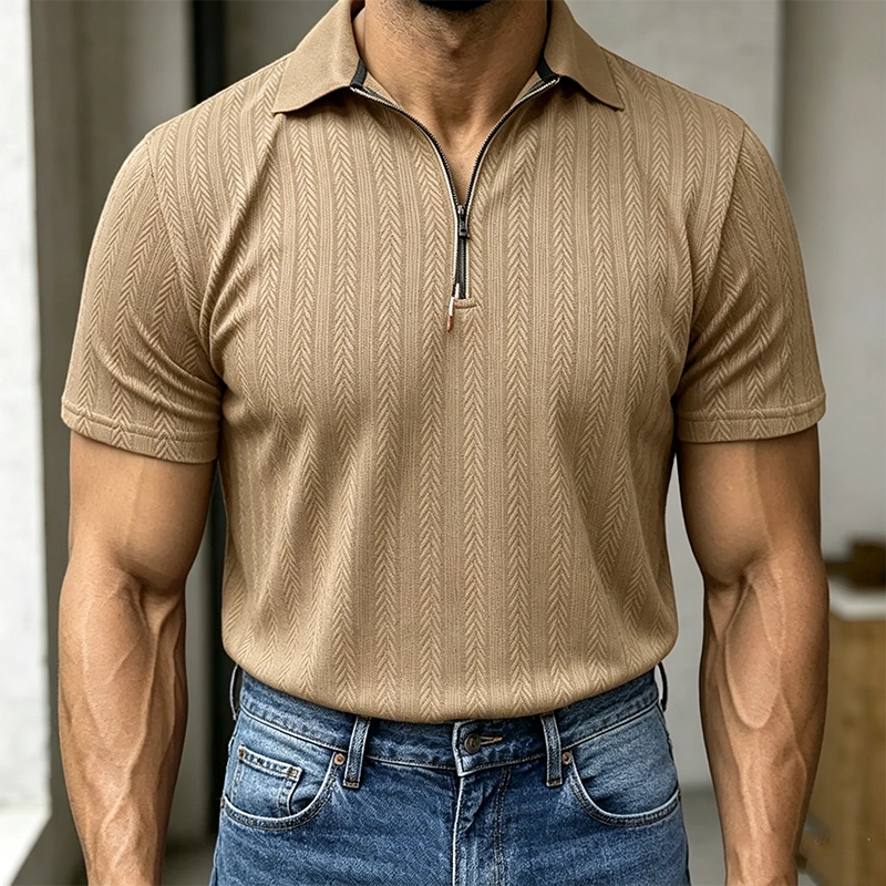 Mivanity Breathable Summer Knit Polo Shirts