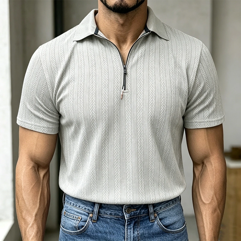 Mivanity Breathable Summer Knit Polo Shirts