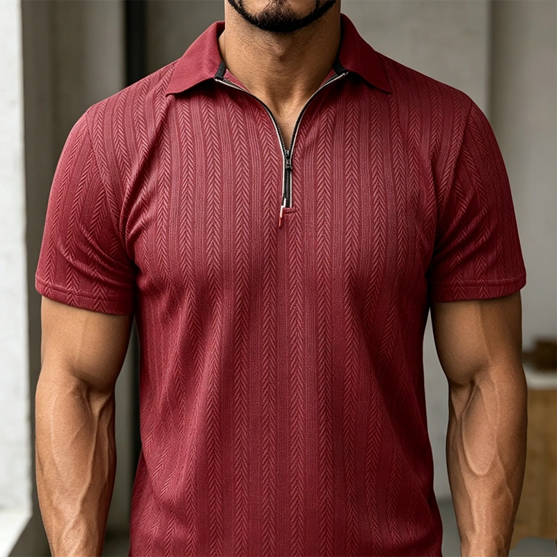 Mivanity Breathable Summer Knit Polo Shirts