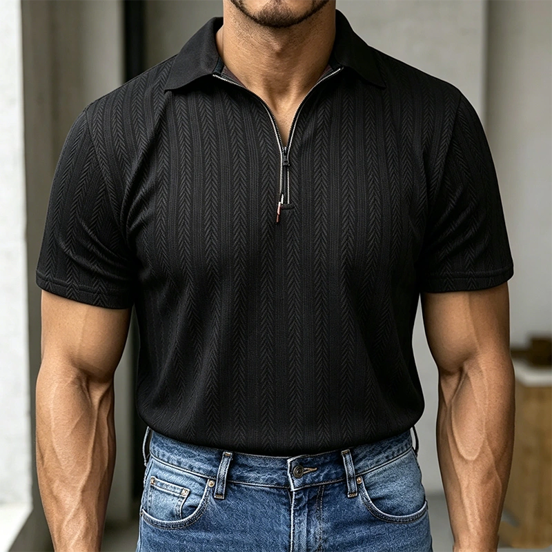 Mivanity Breathable Summer Knit Polo Shirts