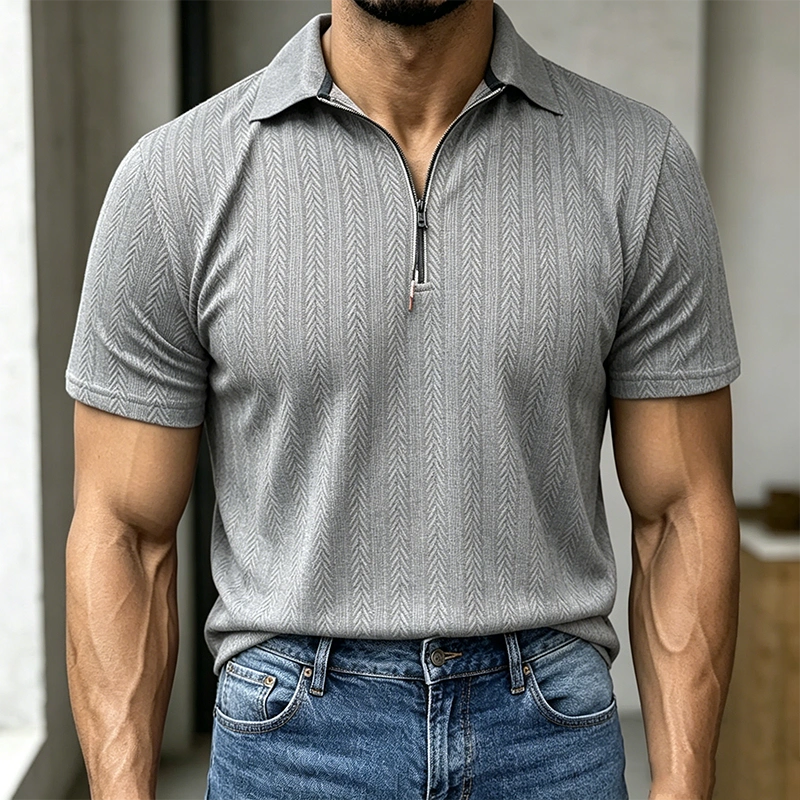 Mivanity Breathable Summer Knit Polo Shirts