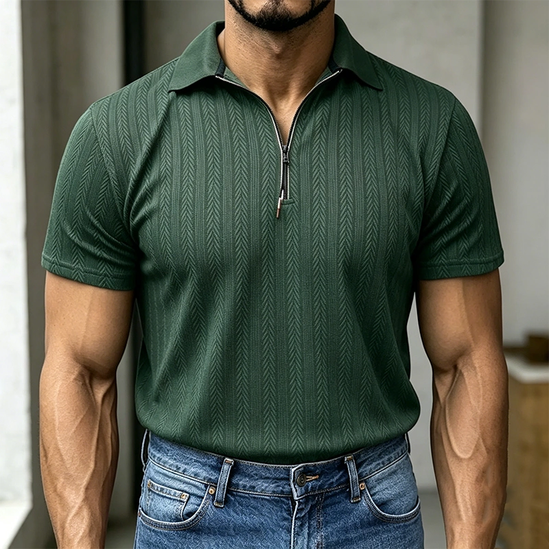 Mivanity Breathable Summer Knit Polo Shirts
