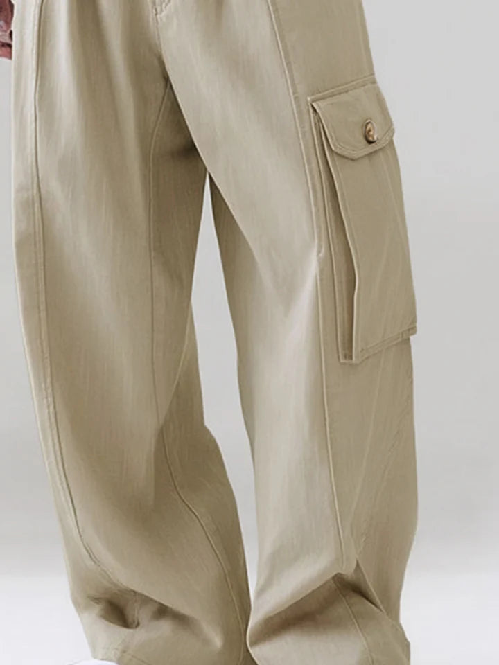 Mivanity Cargo Loose Fit Cotton Pants
