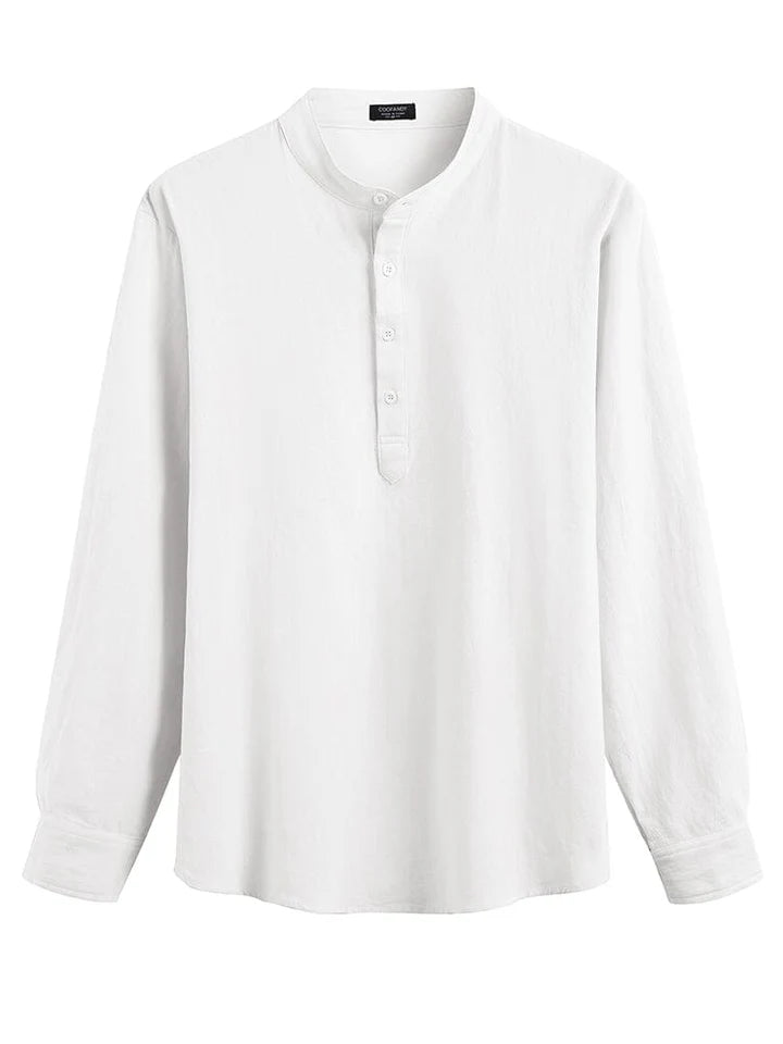 Mivanity Casual 2 Pieces Henley Shirts Sets
