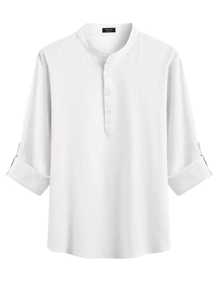 Mivanity Casual 2 Pieces Henley Shirts Sets
