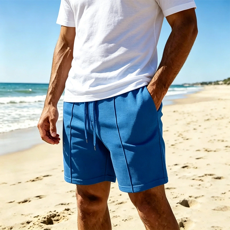 Mivanity Casual Comfort Waffle Shorts