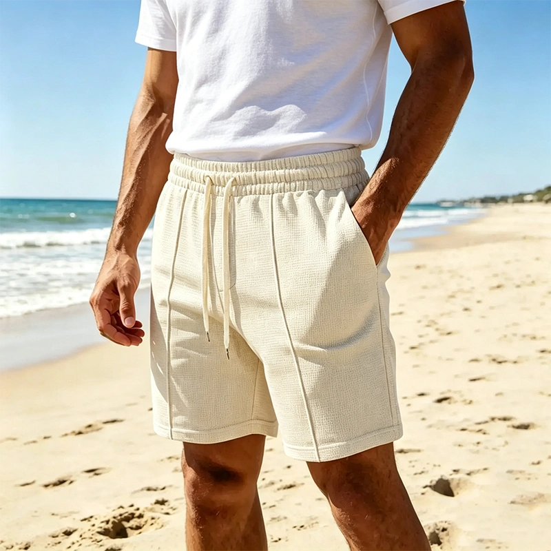 Mivanity Casual Comfort Waffle Shorts