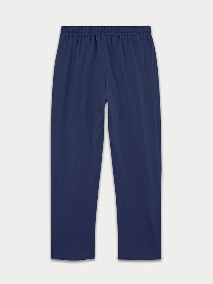 Mivanity Casual Cotton Drawstring Waist Pants