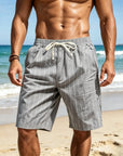 Mivanity Casual Cotton Stripe Shorts