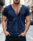 Mivanity Casual Essential Henley Shirt