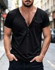 Mivanity Casual Essential Henley Shirt