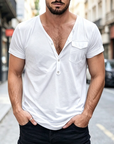 Mivanity Casual Essential Henley Shirt