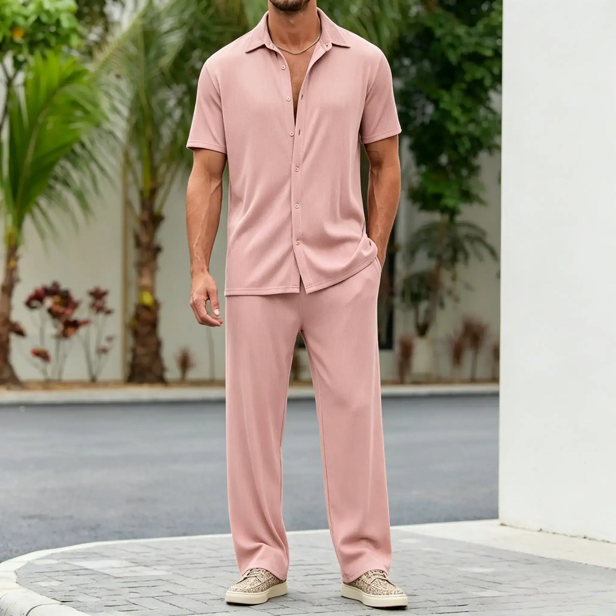 Mivanity Casual Loose Fit Shirt Sets