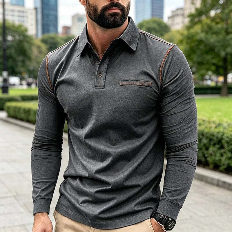 Mivanity Casual Relaxed Fit Polo Shirts
