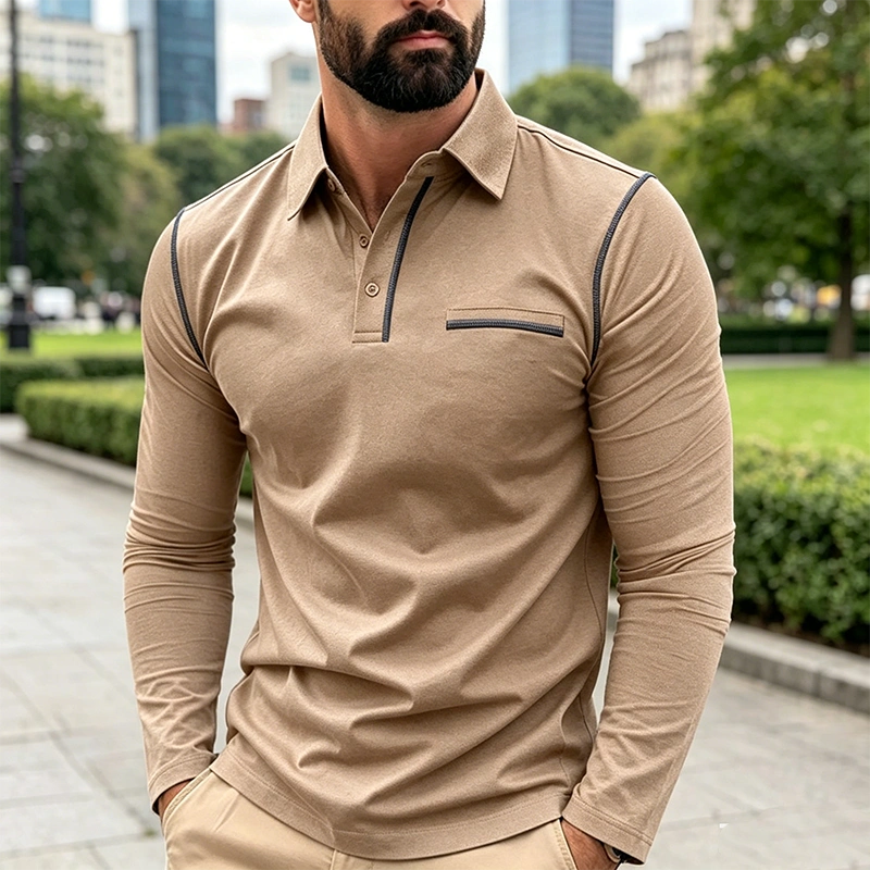Mivanity Casual Relaxed Fit Polo Shirts