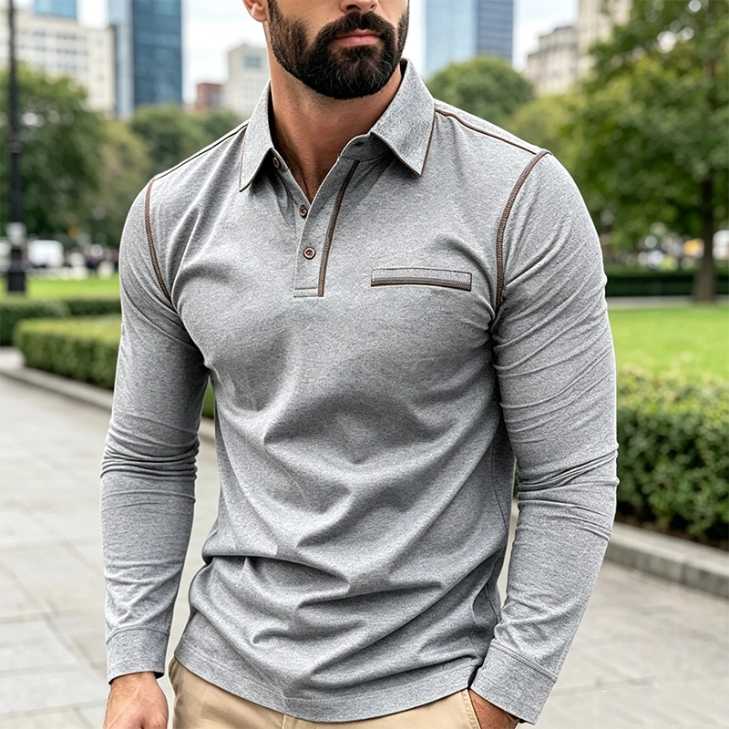 Mivanity Casual Relaxed Fit Polo Shirts