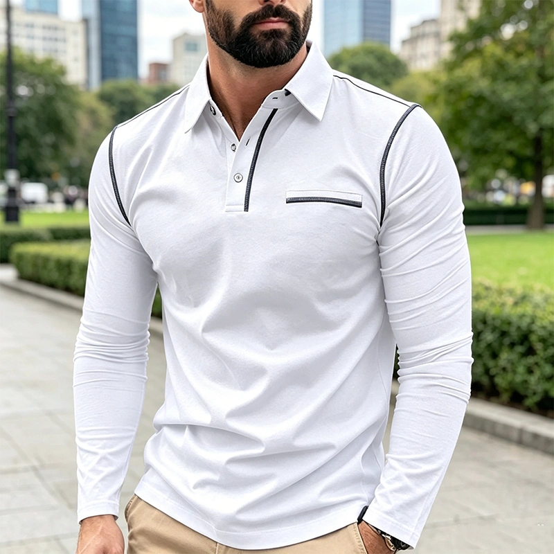 Mivanity Casual Relaxed Fit Polo Shirts