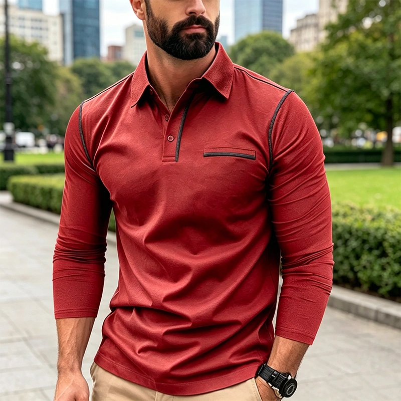 Mivanity Casual Relaxed Fit Polo Shirts