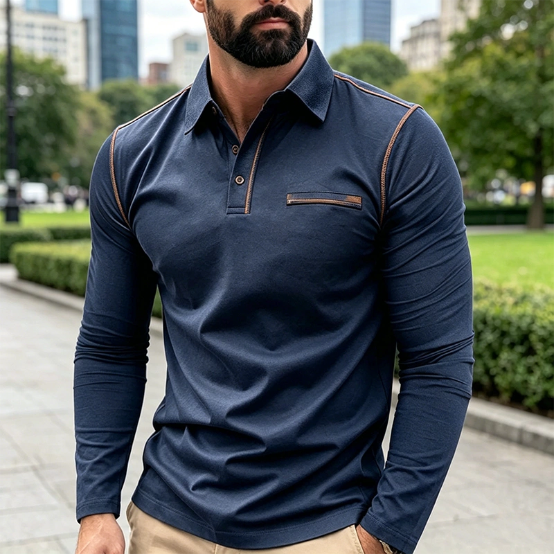 Mivanity Casual Relaxed Fit Polo Shirts