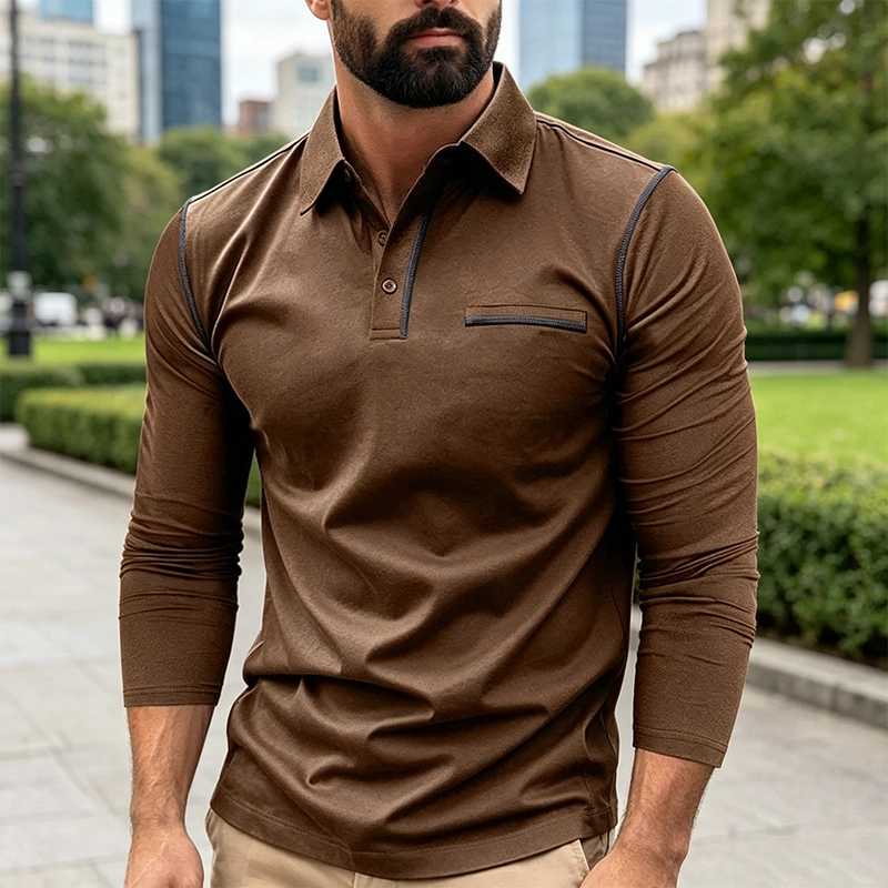 Mivanity Casual Relaxed Fit Polo Shirts