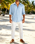 Mivanity Casual Simple with Pocket Shirts