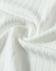 Mivanity Casual Sporty Vertical Ribbed Henley Tank Top