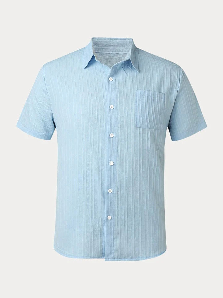 Mivanity Casual Striped Textured Shirts