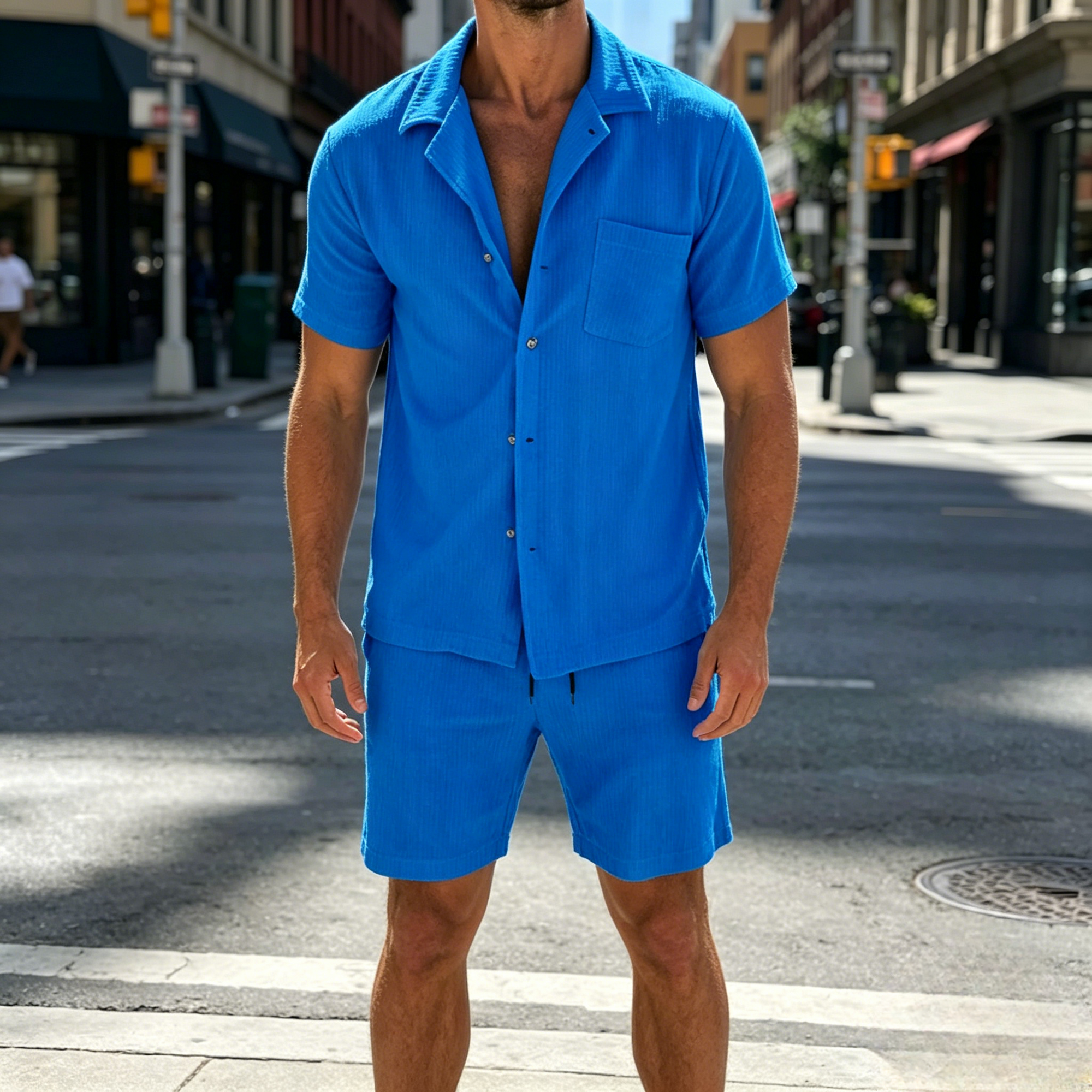 Mivanity Casual Versatile Vacation Shirt Sets