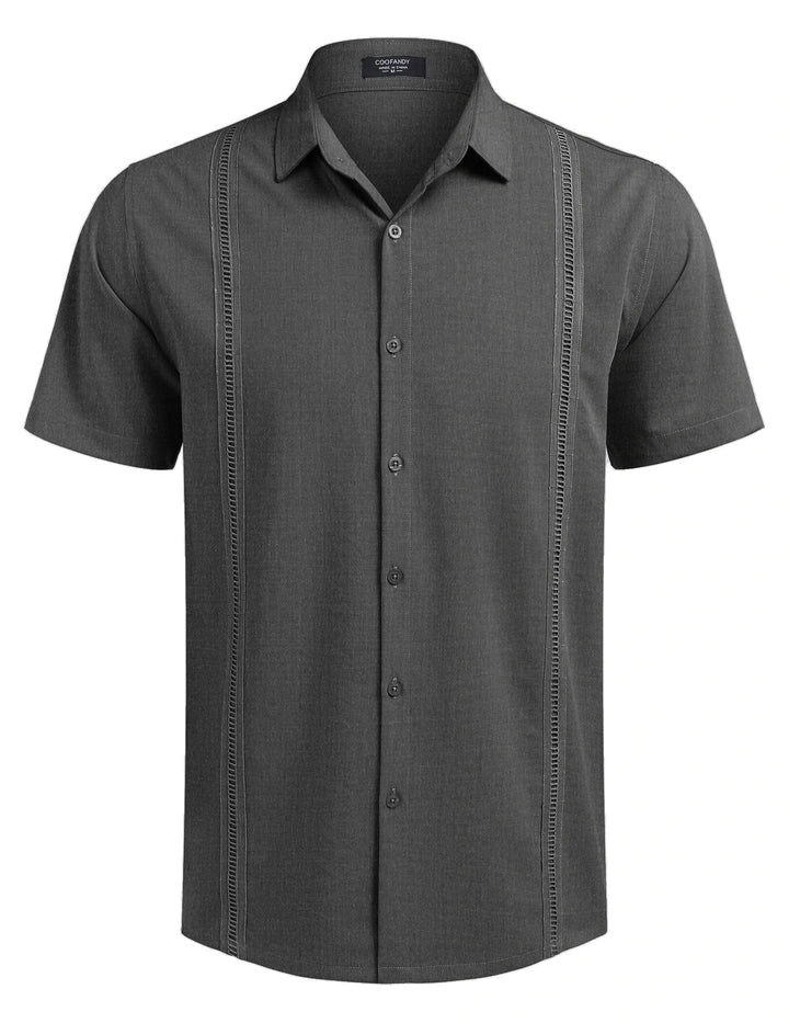 Mivanity Casual Wrinkle Free Stretch Shirts