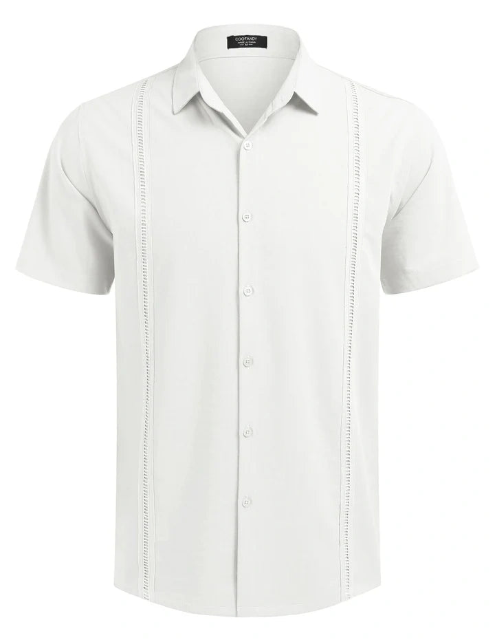 Mivanity Casual Wrinkle Free Stretch Shirts