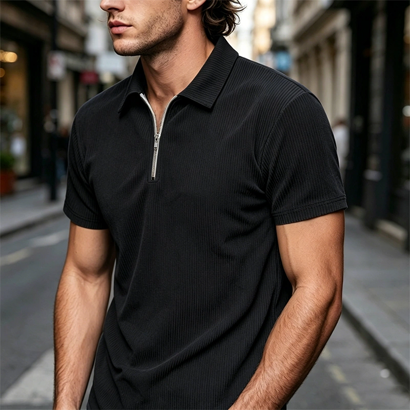 Mivanity Classic Comfort Corduroy Polo Shirts