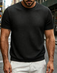 Mivanity Comfort Knit Basic T-Shirts