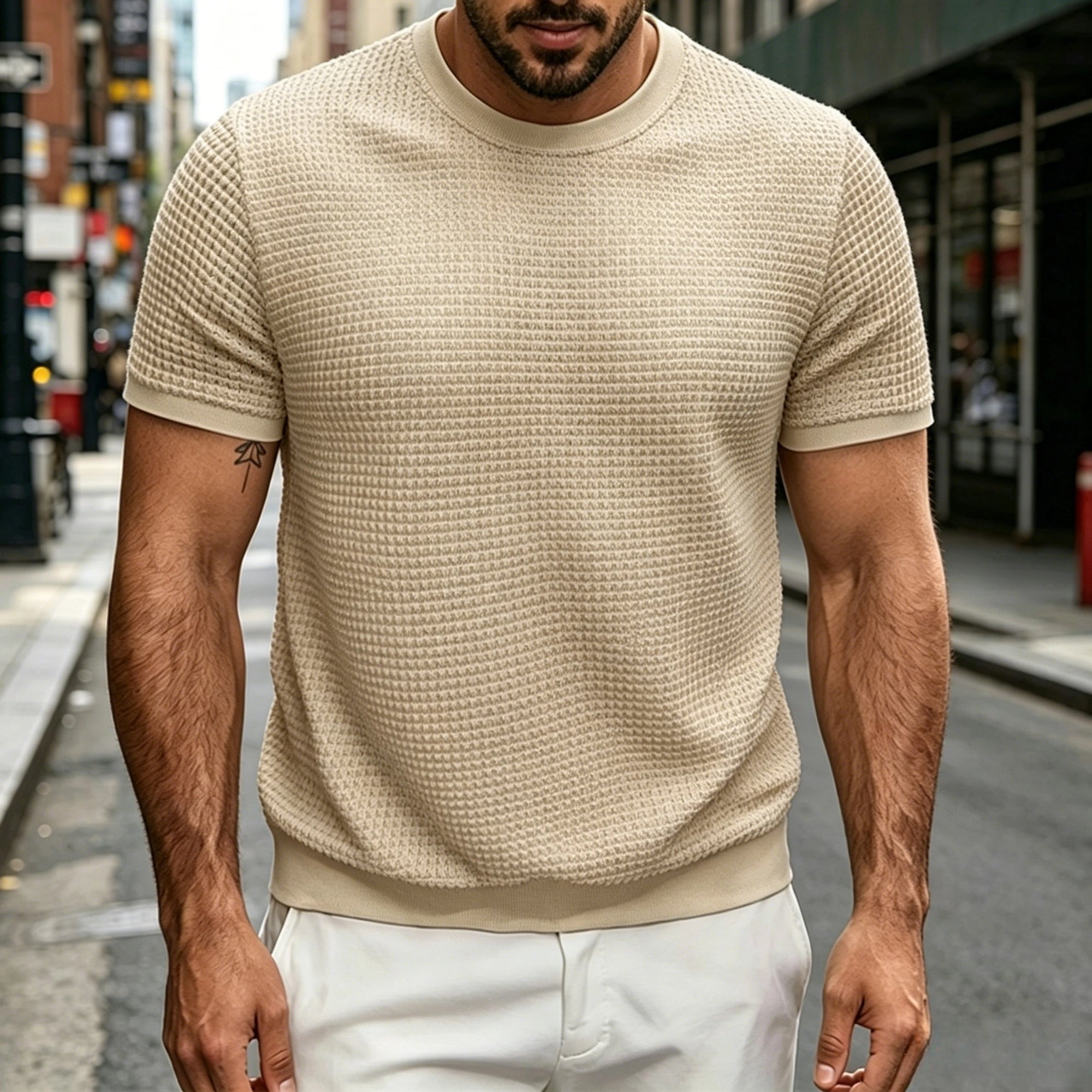 Mivanity Comfort Knit Basic T-Shirts