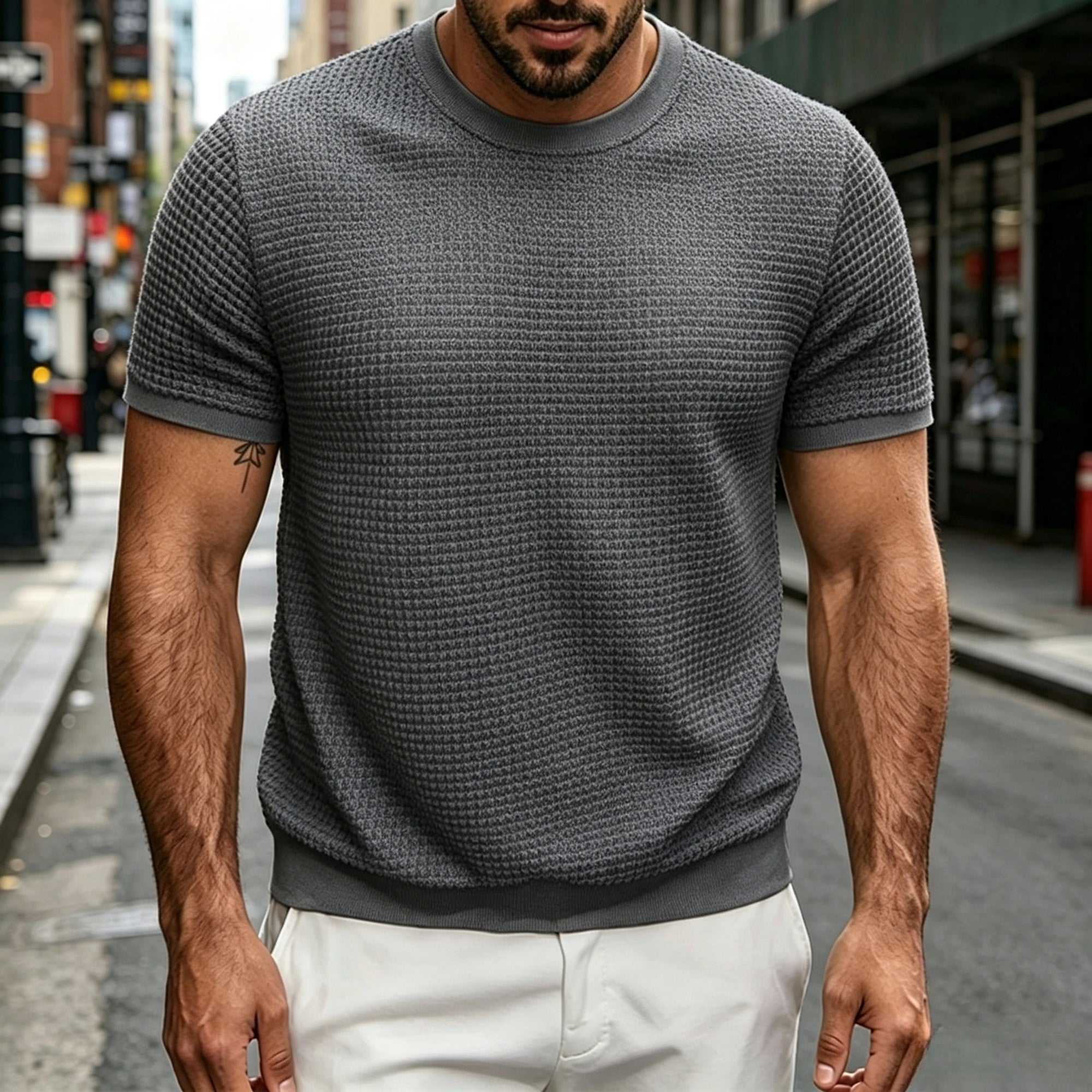 Mivanity Comfort Knit Basic T-Shirts